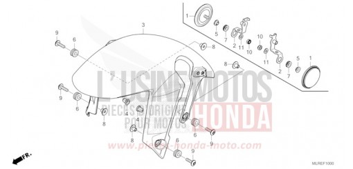KOTFLUEGEL, VORNE CB500FAT de 2026
